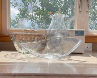 Crystal Serving Pieces