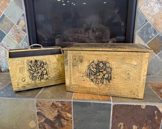 Fireplace Storage Boxes