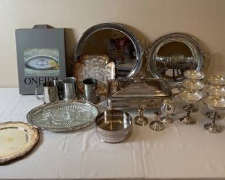 Silver-Toned Dishware