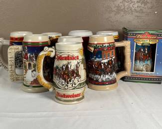 Budweiser Steins