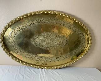 Moroccan Brass Tray