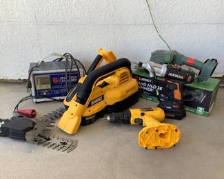 Batteries, Chargers and Tools