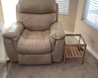 Recliner & Side Table