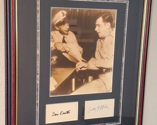 Authenticated Don Knotts and Andy Griffith photo