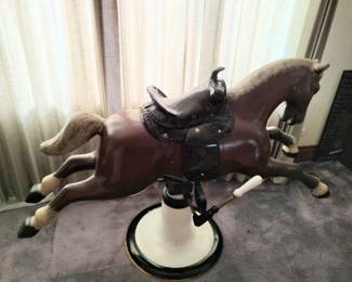 Rockin horse is original barber chair