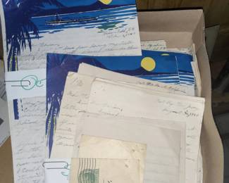 Lg lot military letters ww2