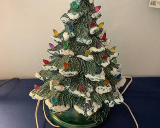 Vintage ceramic Christmas tree