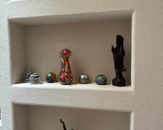 Paperweight and other Murano glass collection