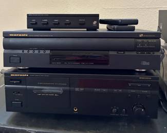 Marantz CD Player, Cassete Desk