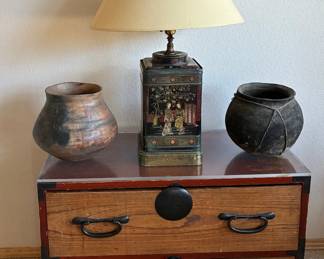 Japanese Tansu chest of drawers - pair