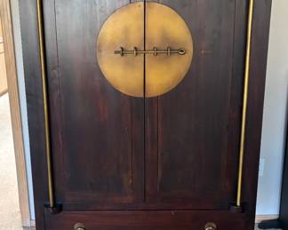 Vintage chinoiserie wardrobe