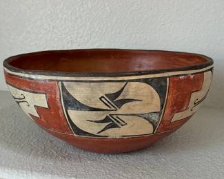 1940s Zia Dough Bowl