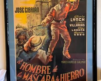 Alejandro Dumas "The Main in the Iron Mask" Poster