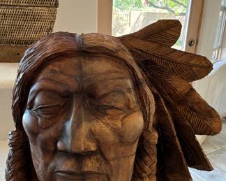 Master Carved Chief Signed