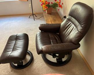 Dark Brown Stressless Chair