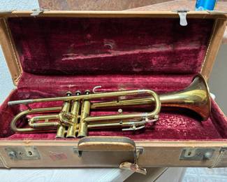 Vintage Trumpet in Original Case