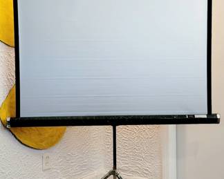 Incredible Movie Watcher Find - 1950's Vintage 50" X 50" Portable Projection Screen by AMC $90