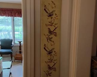Needle point bell pull