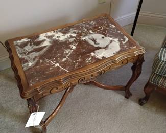 Marble table