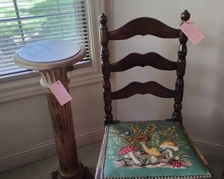 Beautiful needlepoint chair
