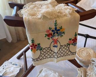 Embroidered linen