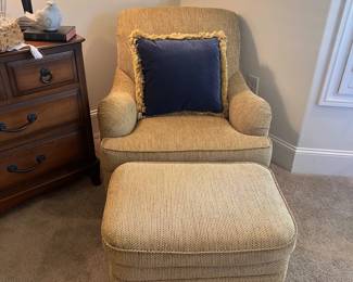 Chair and ottoman