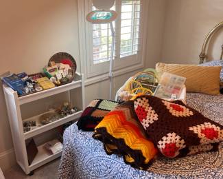 Knit blankets and toys