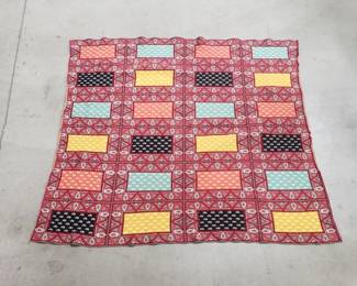 Lot 566  Vintage Souleiado sofa scarf