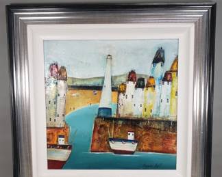 Lot 54  Rozanne Bell signed acrylic on board