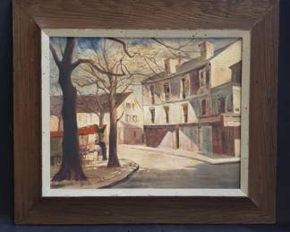 Lot 294  G. Passantino oil painting on canvas