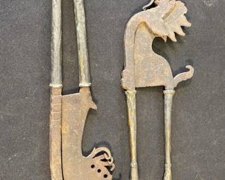 Lot 350h  Pair of antique betel nutcrackers