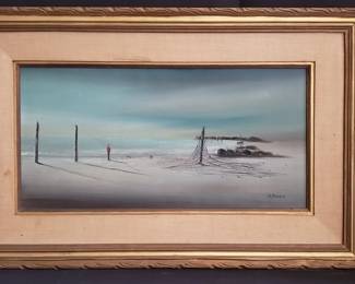 Lot 84  J. Stancin oil painting on canvas