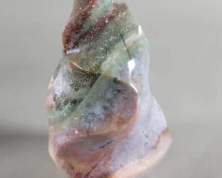 Lot 454  Multicolored ocean jasper paperweight