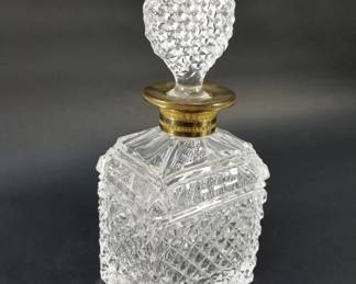 160  Lot 377  19th century French Baccarat style diamondcut