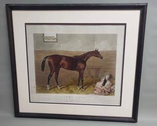 Lot 55  Vintage hand colored engraving Lord Lyon