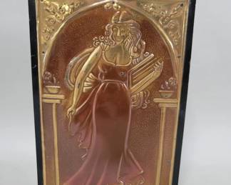 Lot 200  Soviet Era Art Nouveau style wood and brass