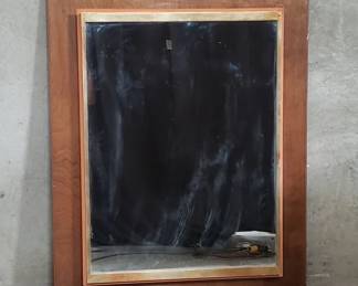 Lot 85  Midcenturystyle custom made wall mirror