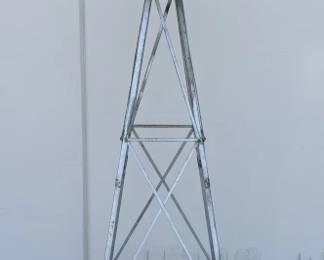 Lot 140  Vintage metal garden windmill