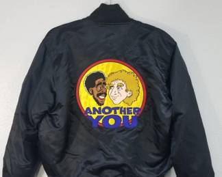 Lot 404  Vintage cast and crew Satin bomber jacket from
