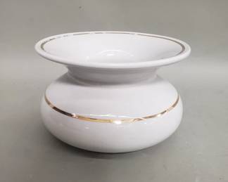 Lot 147  Vintage Hall porcelain spittoon