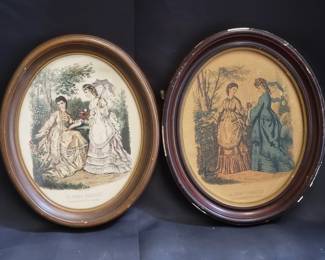 Lot 287  Pair of La Mode Illustre prints