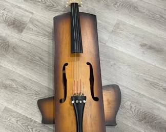 Lot 435h  4string wood rectangular practice cello
