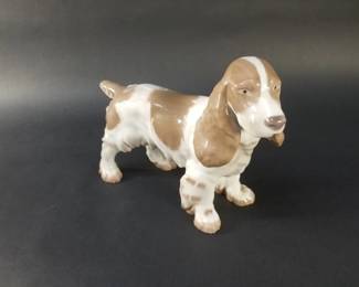 Lot 214  Bing and Grondahl Cocker spaniel porcelain dog
