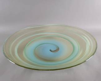 Lot 450  Murano hand blown glass centerpiece