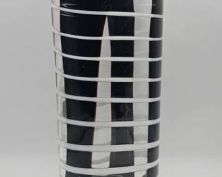 171  Lot 401h  Postmodern handblown geometric art glass