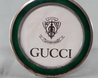 036  Lot 278  Gucci sterling silver and enamel picture frame