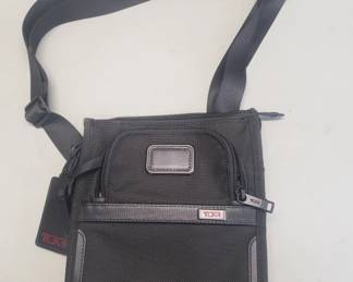 Lot 110  Tumi Alpha 3 pocket small bag