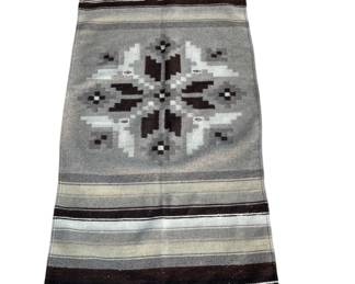 104  Lot 362h  Zapotec style hand woven wool rug
