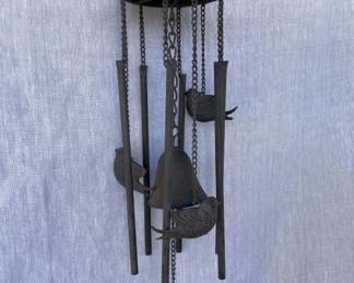 Lot 372h  Vintage metal wind chime