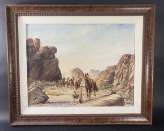 Lot 326  W.E. Hang oil painting on canvas